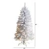 Nearly Natural 4-ft Slim White Artificial Christmas Tree with 100 Warm White LED Lights and 293 Bendable Branches -Northlight Christmas Store GUEST 0079f0ae b113 4753 9d41 c6653e70e53e