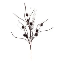 Vickerman 32" Mini Pinecone Twig Glitter Spray -Northlight Christmas Store GUEST 00909b41 ca78 4acf 8a95 28d2fb53fbb8