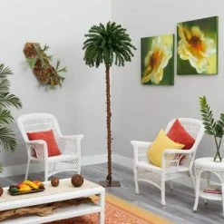 7ft Nearly Natural Pre-Lit LED Slim Palm Artificial Christmas Tree Warm White Lights -Northlight Christmas Store GUEST 00d48205 6465 4dad 8c34 2cae769a53e0