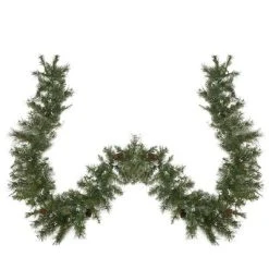Northlight 9' x 10" Snow Mountain Pine Artificial Christmas Garland - Unlit