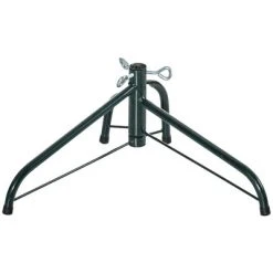 HOMCOM Half Artificial Christmas Tree Holiday Decoration with Auto Open, Steel Base -Northlight Christmas Store GUEST 010aa146 cb25 4de4 9a40 9f312b68cb24