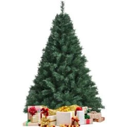 Costway 5Ft/6Ft/7Ft PVC Hinged Artificial Christmas Tree 410/648/968 Tips Holiday Decor with Metal Stand -Northlight Christmas Store GUEST 012b3d96 3cb9 42f4 bbff a31c193828bc
