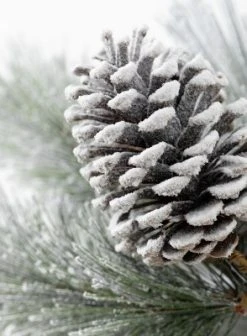 Sullivans Artificial Flocked Pine Stem 18"H Green