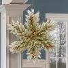 National Tree Company Pre-Lit Artificial Christmas Hanging Snowflake, Green, Dunhill Fir, with Pine Cones, Berry Clusters, Frosted Branches,32 Inches -Northlight Christmas Store GUEST 033ef95e c6b6 44e4 b703 ba892a7d8ca8