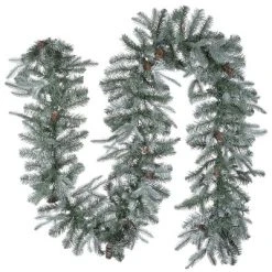 National Tree Company Pre-Lit 'Feel Real' Artificial Christmas Garland, Green, Arctic Spruce, White Lights, With Pine Cones, Plug In, 9 Feet -Northlight Christmas Store GUEST 037f636b 12b7 4763 b2bb 0615968436ef