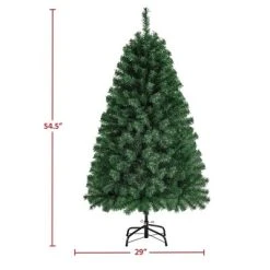 Yaheetech Hinged Spruce Artificial Christmas Tree Holiday Decoration with PVC Tips, Green -Northlight Christmas Store GUEST 039aa1ab 1e5f 481f 8e1c af232aa07e22