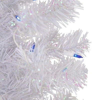 Northlight 4' Pre-lit Rockport White Pine Artificial Christmas Tree, Blue Lights 3 Northlight 4' Pre-lit Rockport White Pine Artificial Christmas Tree, Blue Lights