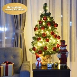 Costway 3Ft Artificial PVC Christmas Tree Tabletop Season Decoration -Northlight Christmas Store GUEST 05808d23 b63d 4d43 ac9c a643d209c088