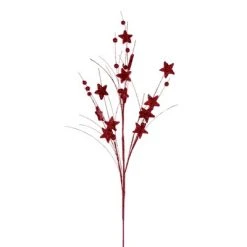 Vickerman 33" Star and Ball Glitter Spray -Northlight Christmas Store GUEST 06868819 8ef8 4d3e b168 c65070faa198