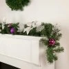 Northlight 6' x 9" Unlit Pink/Silver Poinsettia, Eucalyptus Artificial Christmas Garland -Northlight Christmas Store GUEST 06ccff49 8fd8 4232 8174 8ee7be6673ad