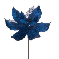 Vickerman 11" Velvet and Glitter Mesh Poinsettia Flower on Steem -Northlight Christmas Store GUEST 07c78f01 955f 485e ac7d 54a1e7630c22