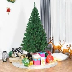 Costway 5Ft/6Ft/7Ft/8Ft Artificial PVC Christmas Tree W/Stand Holiday Season Indoor Outdoor Green -Northlight Christmas Store GUEST 08290dbc 9305 4070 a033 86bbe2242c8c