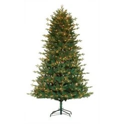 Haute Decor 7ft Pre-Lit Spruce Full Artificial Christmas Tree Cardona Blue - Haute Décor