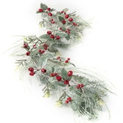 Sullivans Artificial Iced Pine and Berry Garland 66"L Green -Northlight Christmas Store GUEST 086472c2 9fd8 49d5 ab1f 59453656c1d8