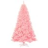 Costway 7.5Ft Hinged Artificial Christmas Tree Full Fir Tree New PVC w/ Metal Stand Pink -Northlight Christmas Store GUEST 08933df7 1534 4321 8bf9 5102b7446e07