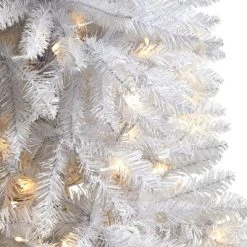 Nearly Natural 4-ft Slim White Artificial Christmas Tree with 100 Warm White LED Lights and 293 Bendable Branches 11 Nearly Natural 4-ft Slim White Artificial Christmas Tree with 100 Warm White LED Lights and 293 Bendable Branches -Northlight Christmas Store GUEST 09b9400f c1e4 49c1 9e14 e6e5a773665e