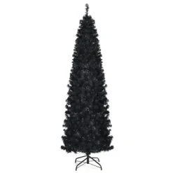 Tangkula Pre-lit Tree Hinged Artificial Pencil Tree w/ PVC Branch Tips & Warm White Lights -Northlight Christmas Store GUEST 09df247d 926c 4a21 a453 150a189079af