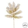 Vickerman 18" Frosted Gold Artificial Christmas Spray. Includes 6 sprays per pack. -Northlight Christmas Store GUEST 0a309bb8 2281 4c88 8d89 396a1f6fb0d7
