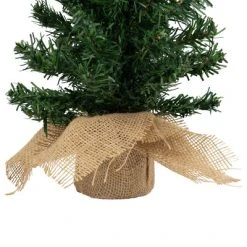 Northlight 18" Unlit Artificial Christmas Tree Mixed Green Pine in Burlap Base -Northlight Christmas Store GUEST 0b0d3130 5489 4381 987f 458b8eae15ac