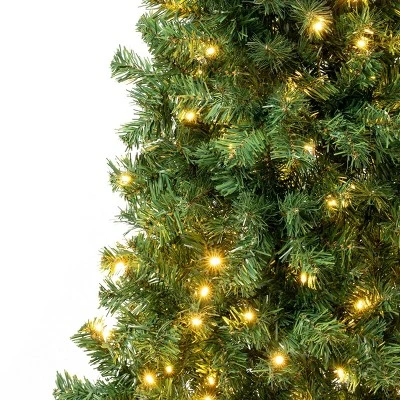 National Tree Company First Traditions Pre-Lit LED Linden Spruce Artificial Christmas Tree Warm White Lights 4 National Tree Company First Traditions Pre-Lit LED Linden Spruce Artificial Christmas Tree Warm White Lights - Image 2