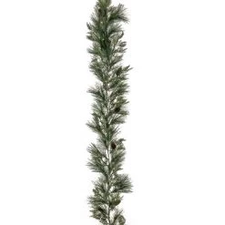 HGTV Home Collection 9ft Pre-Lit Black Tie Needle & Cedar Garland , Green, with Warm White LED Lights -Northlight Christmas Store GUEST 0c1beb1c 43cb 40e6 9217 ddc532039ba4