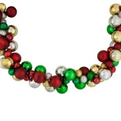 Northlight 6' Traditional Colors 2-Finish Shatterproof Ball Christmas Garland -Northlight Christmas Store GUEST 0c76e5b6 962c 4dcc a7e3 c24f0c4b974d