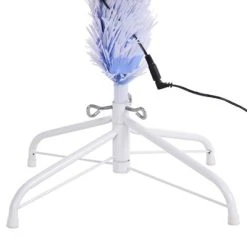 HOMCOM Pre-Lit Douglas Fir Artificial Christmas Tree with 230 Tips, 26 Fiber Optic Lights, White/Blue 14 HOMCOM Pre-Lit Douglas Fir Artificial Christmas Tree with 230 Tips, 26 Fiber Optic Lights, White/Blue -Northlight Christmas Store GUEST 0c860858 d12c 48ce 8158 c4c8982bdb81