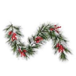 Vickerman Frosted Red Garlands -Northlight Christmas Store GUEST 0f60eecc 16fb 47ba b521 18a0b59e7972