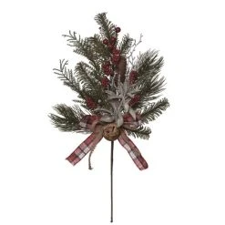 Transpac Artificial 22 in. Multicolor Christmas Rustic Spray
