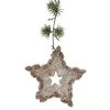 Northlight 25" Brown and Green Artificial Mini Pine Needle Sprig with Star Hanging Spray -Northlight Christmas Store GUEST 11399fe6 0251 4cb0 b7f6 e46b0078ad0b