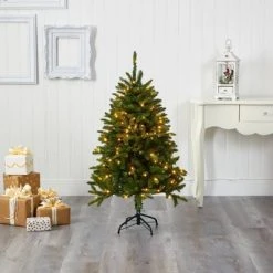 Nearly Natural Pre-Lit LED Sierra Spruce Artificial Christmas Tree Clear Lights -Northlight Christmas Store GUEST 127b490b 5eda 4412 a6d8 ce479e7f7718