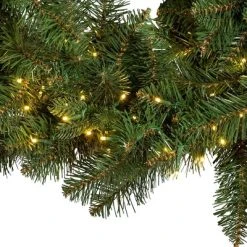 Kurt S. Adler Kurt Adler 9-Foot Pre-Lit Warm White LED Noble Fir Garland