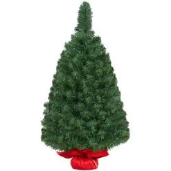 Yaheetech Tabletop Christmas Tree Mini Artificial Christmas Tree with Cement Base, Green -Northlight Christmas Store GUEST 12e25f37 5392 4807 8ddd 407b55f592c0