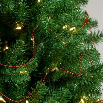 Northlight 66' x 0.15" Red Beaded Artificial Christmas Garland - Unlit 4 Northlight 66' x 0.15" Red Beaded Artificial Christmas Garland - Unlit - Image 2