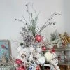 Northlight 30" Glittered White Artificial Twig Christmas Spray