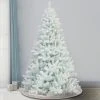 National Tree Company 7 Foot Full Bodied Flocked Unlit Snowy Festive Artificial Christmas Tree with 1,133 Branch Tips, & Metal Stand, White 2 National Tree Company 7 Foot Full Bodied Flocked Unlit Snowy Festive Artificial Christmas Tree with 1,133 Branch Tips, & Metal Stand, White -Northlight Christmas Store GUEST 133f7b4c 5370 470e 9c25 f45bdc742dde