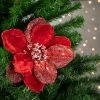 Northlight 18" Red Magnolia Glittered Christmas Stem Spray -Northlight Christmas Store GUEST 135d15ae 727d 4566 9a68 ed84b5597e56