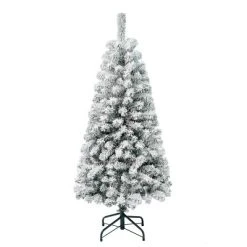 National Tree Company First Traditions Unlit Flocked Acacia Hinged Artificial Christmas Tree -Northlight Christmas Store GUEST 1448d096 2f08 4c8b a294 e7ed590df415