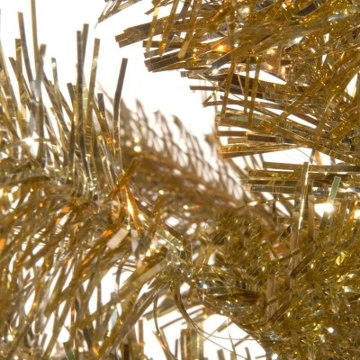 National Tree Company 7' Champagne Tinsel Slim Artificial Christmas Tree 4 National Tree Company 7' Champagne Tinsel Slim Artificial Christmas Tree - Image 2