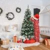 Tangkula Unlit Snow Flocked Artificial Christmas Tree Hinged Pine Decoration Tree -Northlight Christmas Store GUEST 148450df 51a1 479e b018 608166ffde38