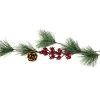Northlight 6.5' Pre-Lit Pine and Berry Artificial Christmas Garland, Warm White LED Lights -Northlight Christmas Store GUEST 14c03a70 be51 490e a334 4dfb0f4983c2
