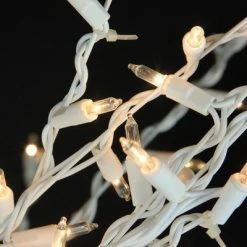 Northlight 6' Prelit Artificial Christmas Tree White Lighted Cascade Twig Outdoor Decoration - Clear Lights -Northlight Christmas Store GUEST 1565b08b 1b74 4a3a 8f77 d0dbed0e18ff