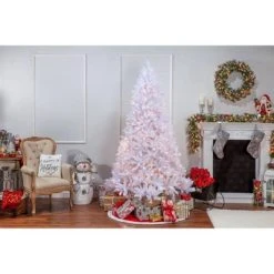 7.5ft Sterling Tree Company Full White Parkview Pine with 600 Color Changing LED Lights Artificial Christmas Tree -Northlight Christmas Store GUEST 1568a98d 78cb 4ceb ab8e a3a79975bfa1
