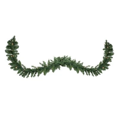 Northlight 25' x 17" Pre-Lit Buffalo Fir Commercial Artificial Christmas Garland - Clear Lights 4 Northlight 25' x 17" Pre-Lit Buffalo Fir Commercial Artificial Christmas Garland - Clear Lights - Image 2