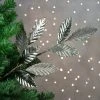Northlight 28" Gray Glitter Textured Leaves Christmas Spray -Northlight Christmas Store GUEST 16cbab9d cd19 4bd5 81b6 89e1eb6fb7d6