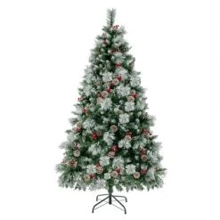Costway 6 FT Pre-Lit Artificial Christmas Tree Hinged with Pine Needles 350 LED Lights -Northlight Christmas Store GUEST 1769da0d b677 49b0 bf14 18a7f5b7eb17