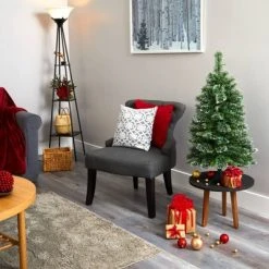 3ft Nearly Natural Pre-Lit LED Wisconsin Snow Tip Pine Artificial Christmas Tree Clear Lights -Northlight Christmas Store GUEST 18653337 f3aa 4413 a1ec 62bd78beb164