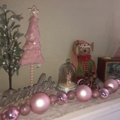 Northlight 6' Pink Shatterproof Ball 3-Finish Christmas Garland -Northlight Christmas Store GUEST 18db774f 41eb 4a56 bfe1 8521ef5c49e5