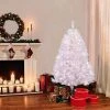 Puleo 4.5ft Pre-lit Artificial Christmas Tree White Newcastle Fir -Northlight Christmas Store GUEST 18f7bff3 aab6 4fc0 ad6a 5948119657f7