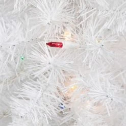 Northlight 18" Pre-Lit Snow White Artificial Christmas Tree, Multi Lights -Northlight Christmas Store GUEST 1939376f a30d 4c83 9785 86704419575f